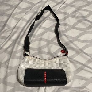 Prada Neoprene Mesh Shoulder Bag